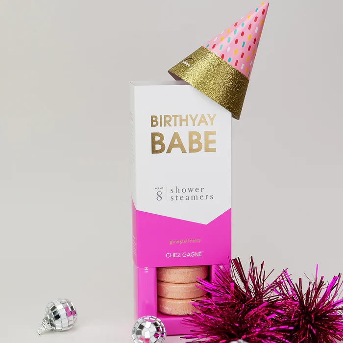 BIRTHDAY BABE SHOWER STEAMERS